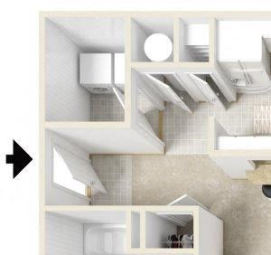 2Bed 2Bath
